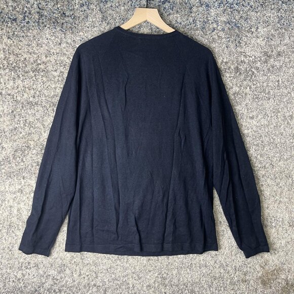Banana Republic Sweater Mens Medium Silk Linen Blend Long Sleeve Pullover - Picture 5 of 5